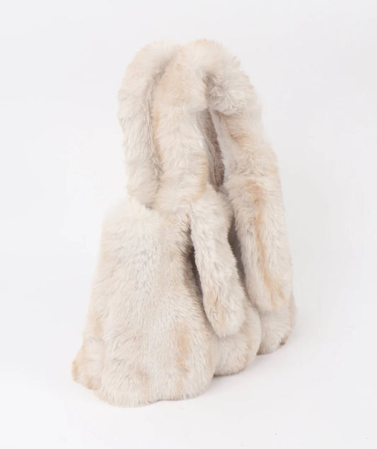 Alpine - Honeycomb Ombre Plush Faux Fur Tote Bag