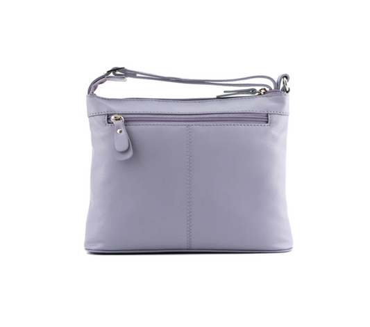 Bella Highland Cow Midi Crossbody Bag - Purple
