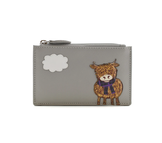 Bella Card and Coin Purse - Grey