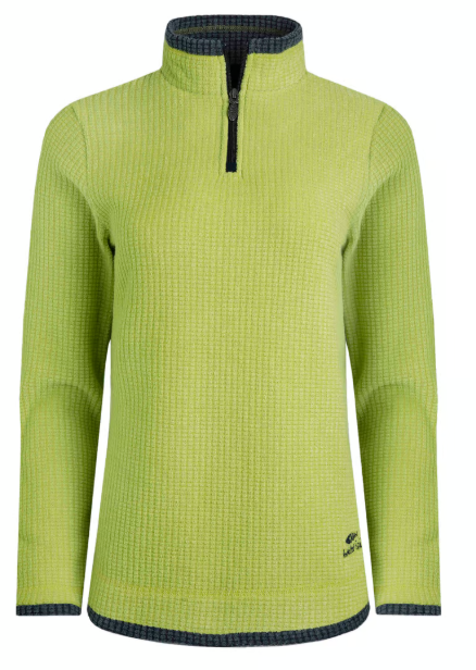 Beye Eco 1/4 Zip Grid Fleece - Tarragon