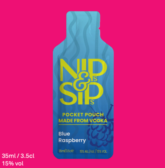Blue Raspberry Pocket Pouch