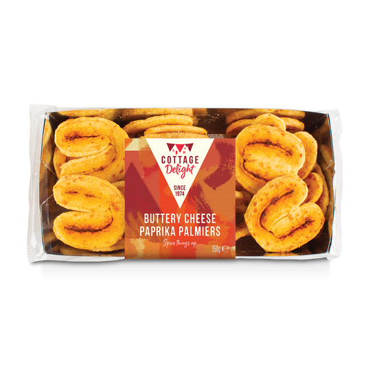 Buttery Cheese Paprika Palmiers