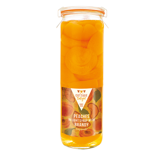 Peaches in Light Syrup with Brandy
