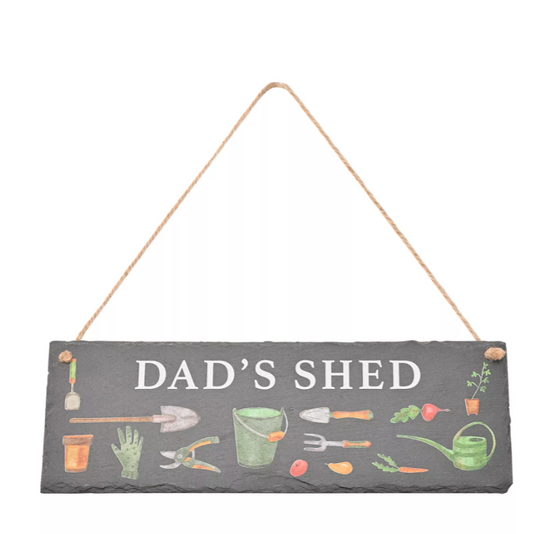 Dads Shed Slate Plaque