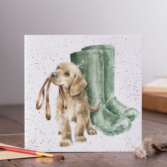 Hopeful Labrador Card