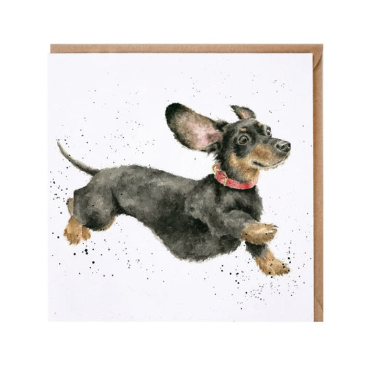 That Friday Feeling Dachshund Card