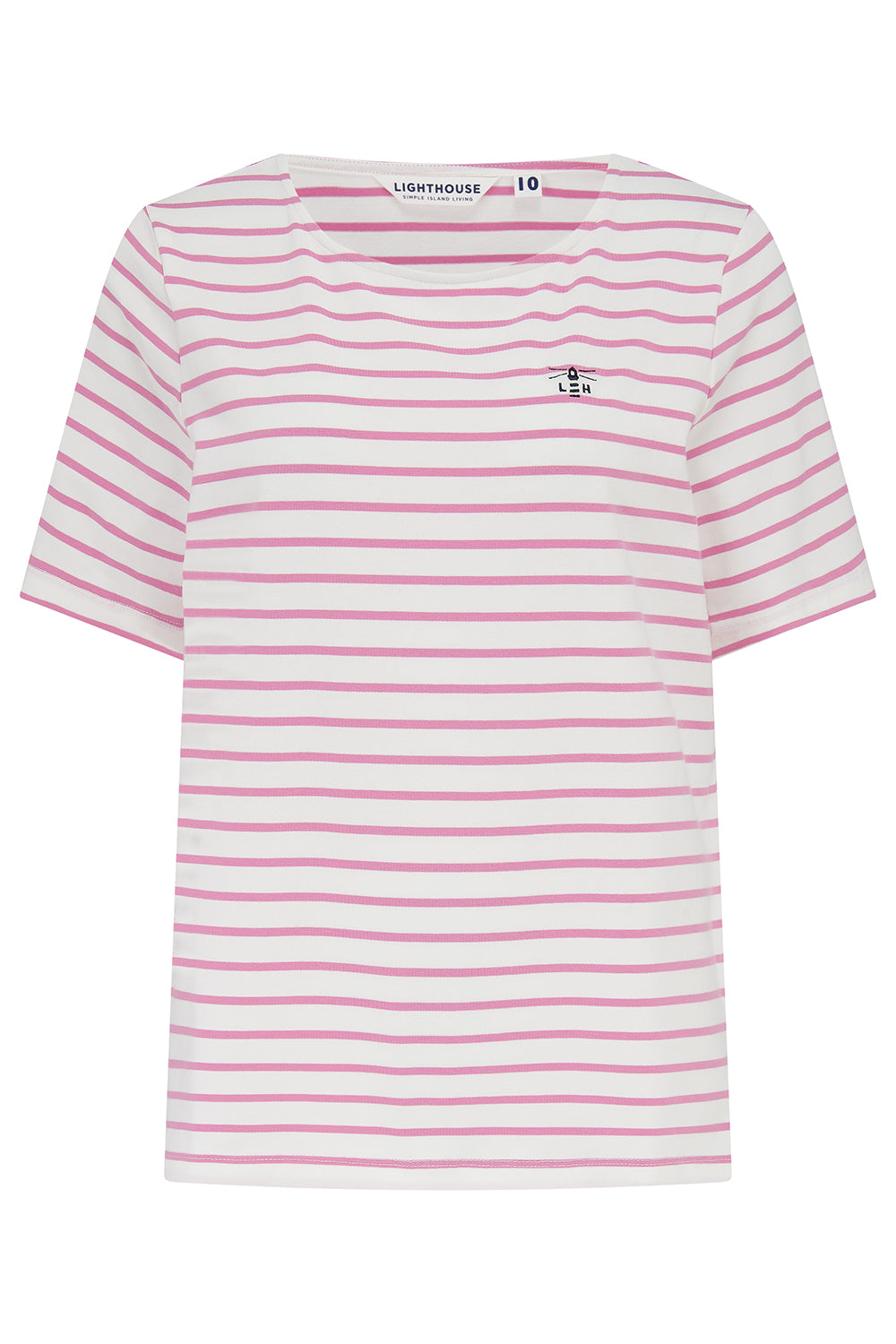 Causeway T-Shirt - Pink Striped