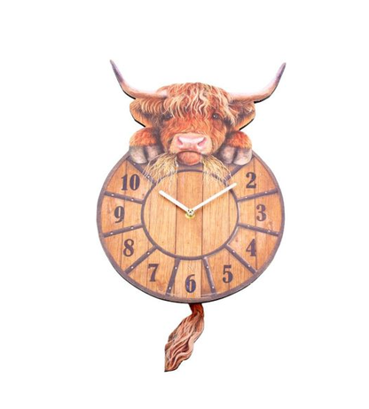 Highland Tickin' Clock
