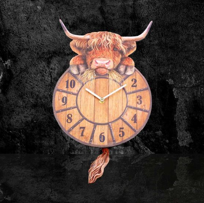 Highland Tickin' Clock