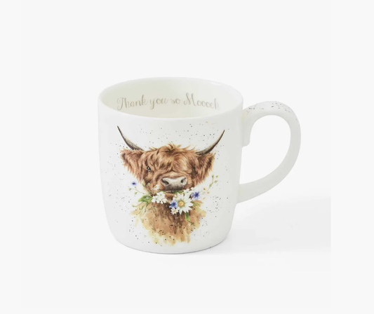 Highland Cow Large Mug (Thank You)