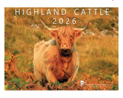 Highland Cattle 2026 Calendar