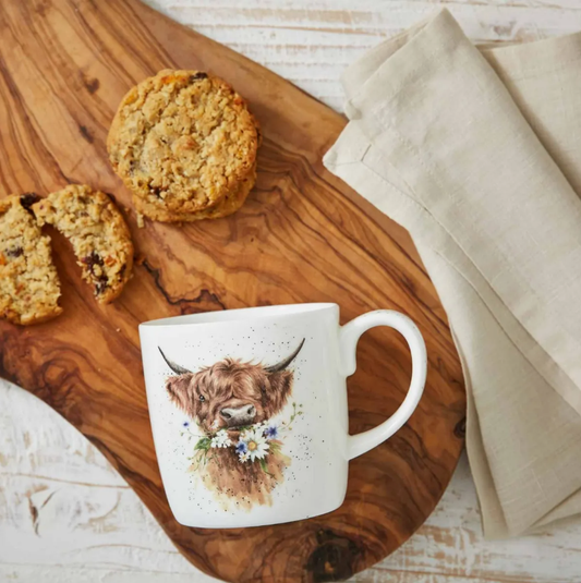 Highland Cow Large Mug (Thank You)