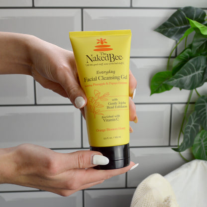 The Naked Bee - Orange Blossom Honey - Everyday Facial Cleansing Gel 5.5oz
