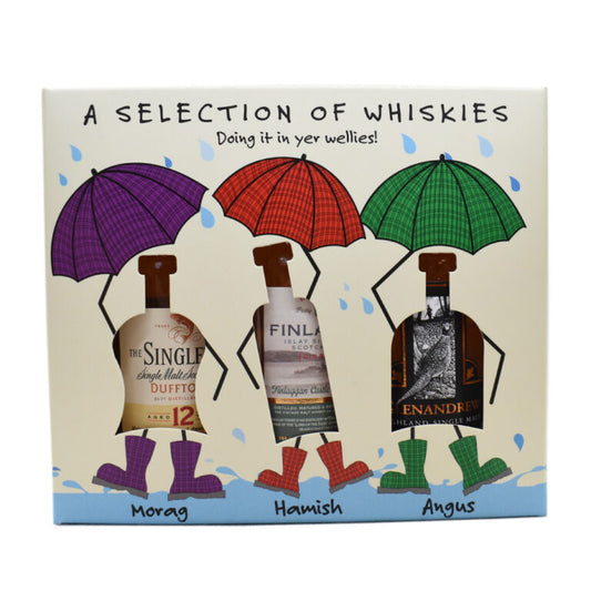 Doing It In Yer Wellies Whisky 5cl Triple Pack