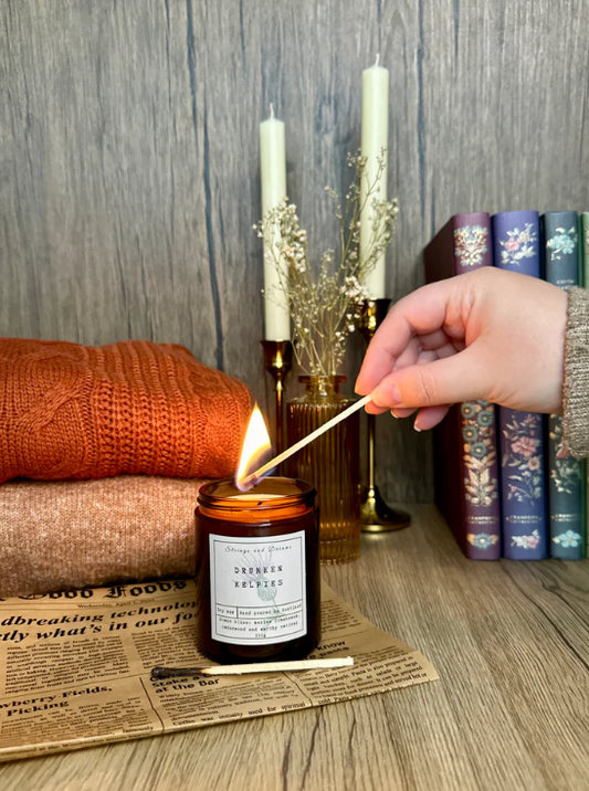 Drunken Kelpies Digital Story Candle