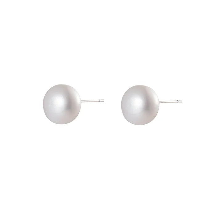 Gold Plated Earrings with Freshwater Pearl and a Free Gift Box