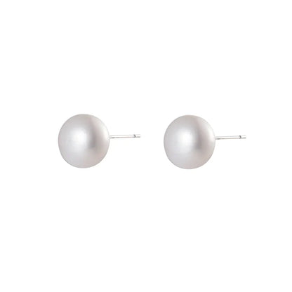 Gold Plated Earrings with Freshwater Pearl and a Free Gift Box