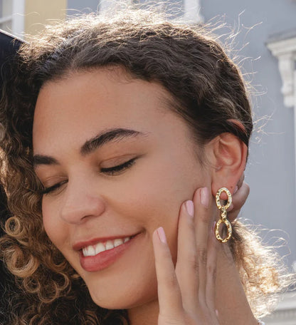 Gold Plated Earring with a Free Gift Box