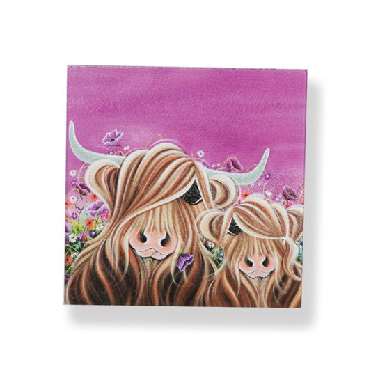 Fields of Love Glass Pot Stand/Chopping Board