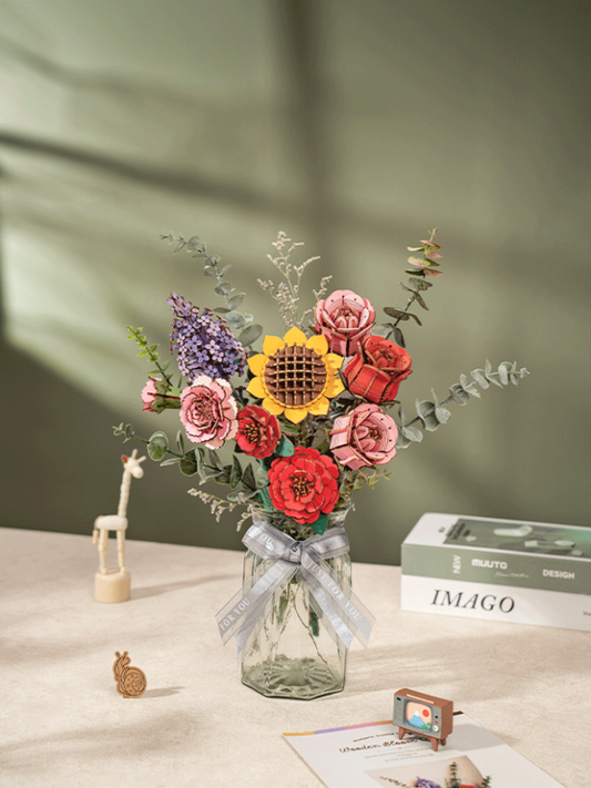 Wooden Flower Bouquet