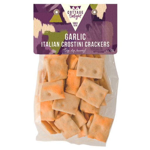 Garlic Italian Crostini Crackers