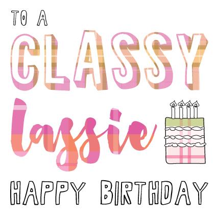 Classy Lassie Card