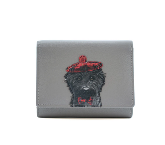 Coco's Hat Tri fold Purse - Grey