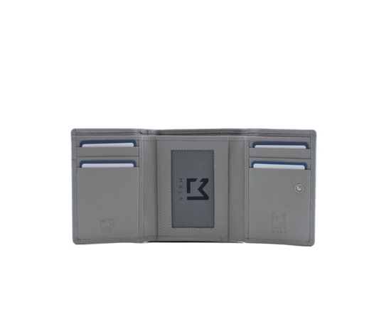 Coco's Hat Tri fold Purse - Grey