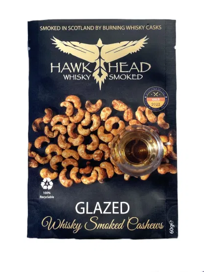 Whisky Smoked Cashews Glazed