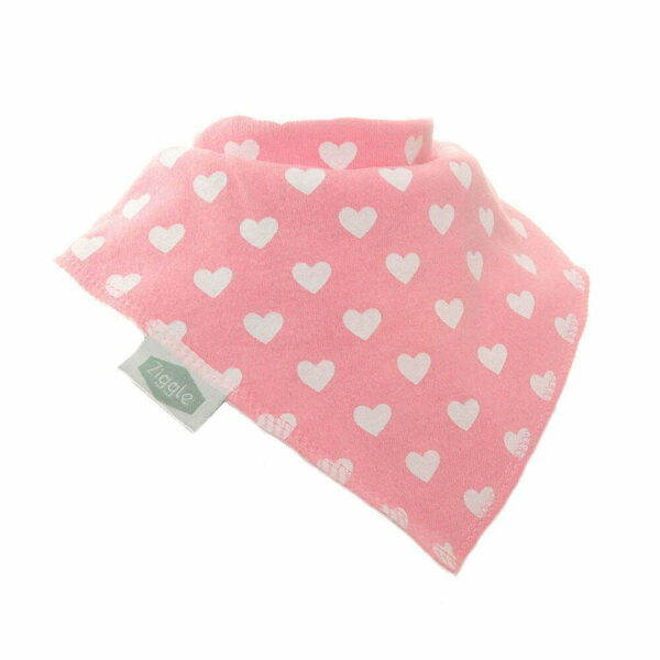 Hearts & Bows Bib Set