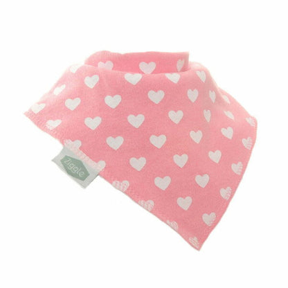 Hearts & Bows Bib Set