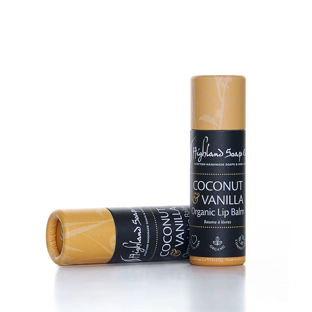Coconut & Vanilla Organic Lip Balm