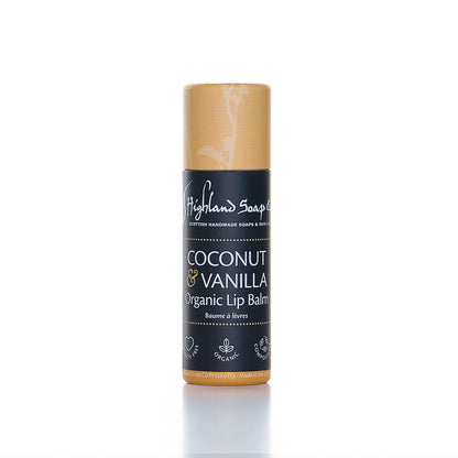 Coconut & Vanilla Organic Lip Balm