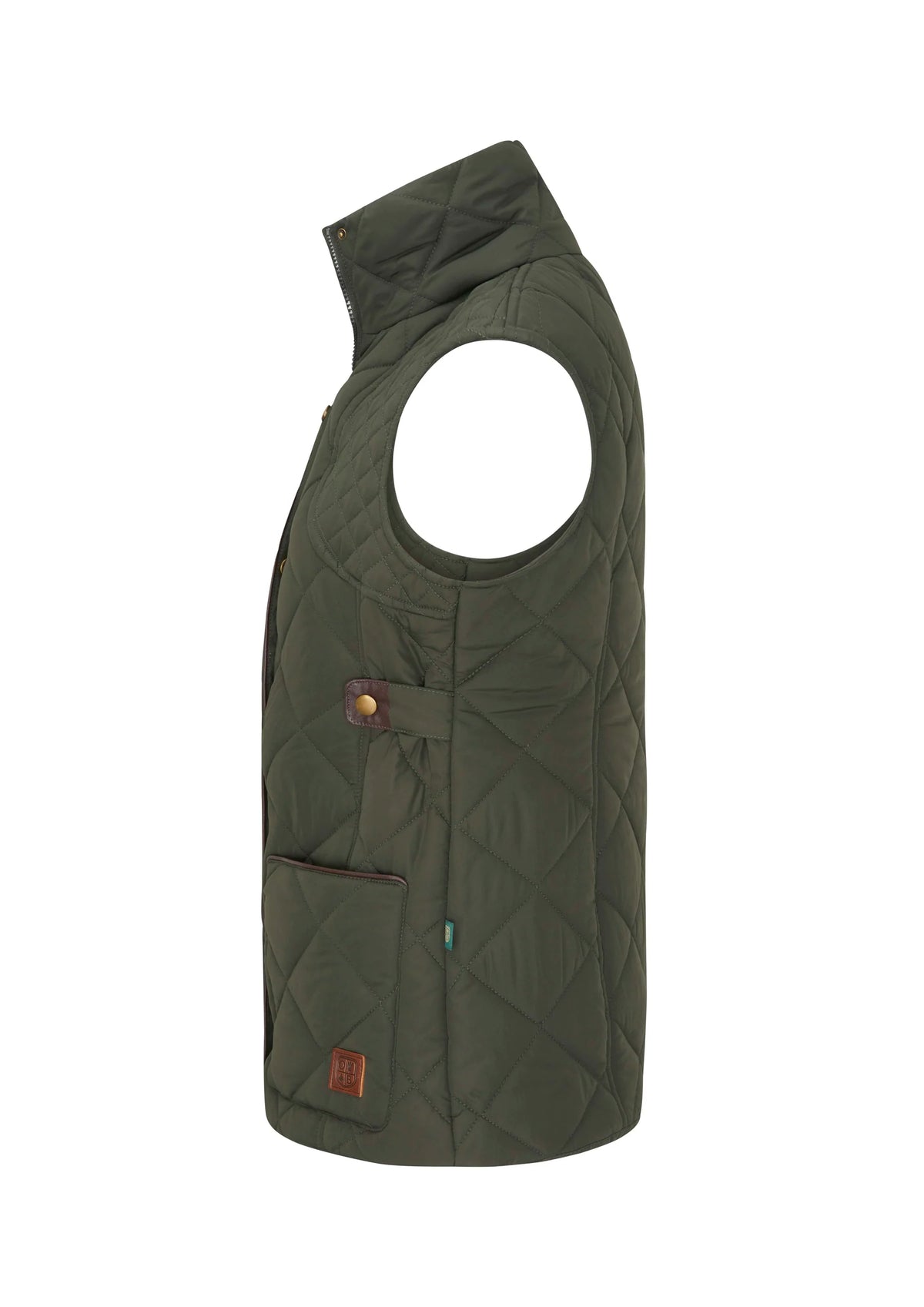 Ladies Clare Quilted Gilet - Green