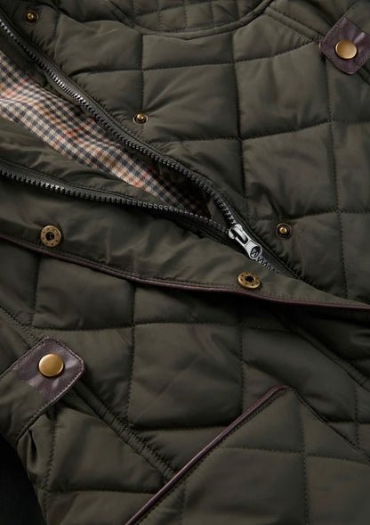 Ladies Clare Quilted Gilet - Green