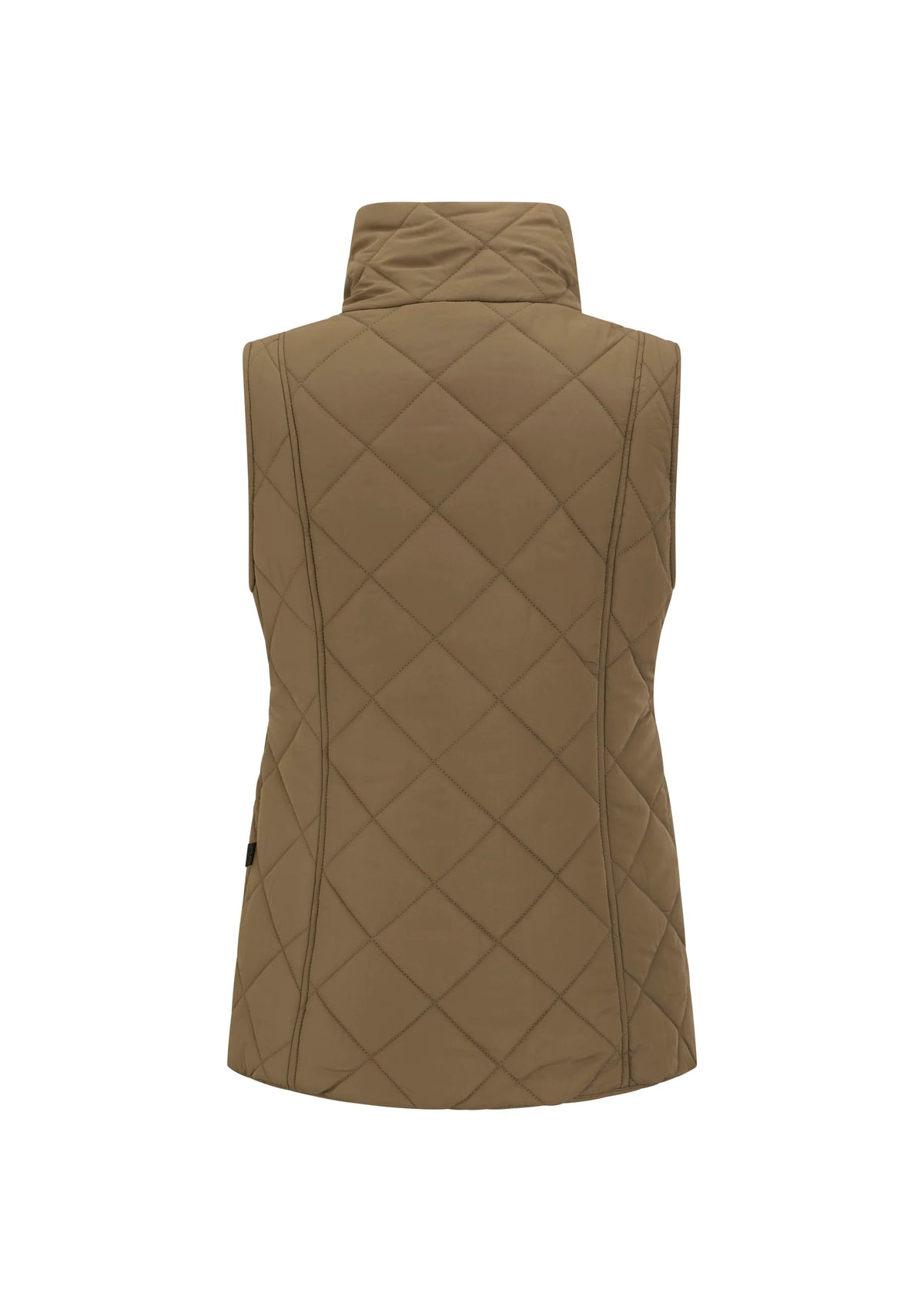 Ladies Clare Quilted Gilet - Taupe