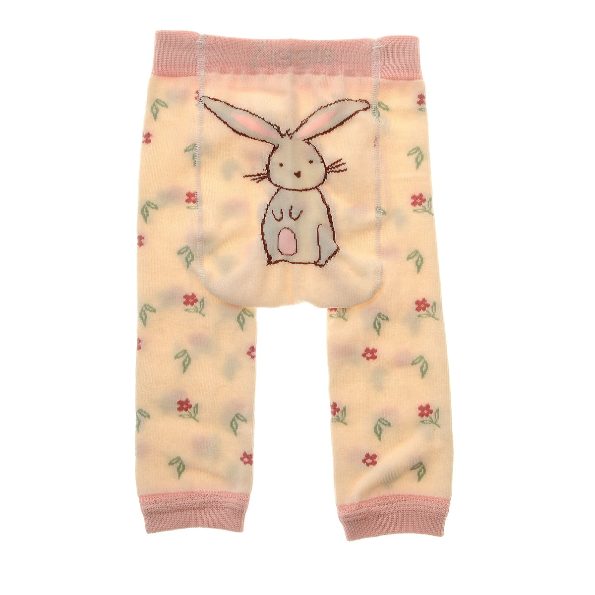 Baby leggings with a bunny design