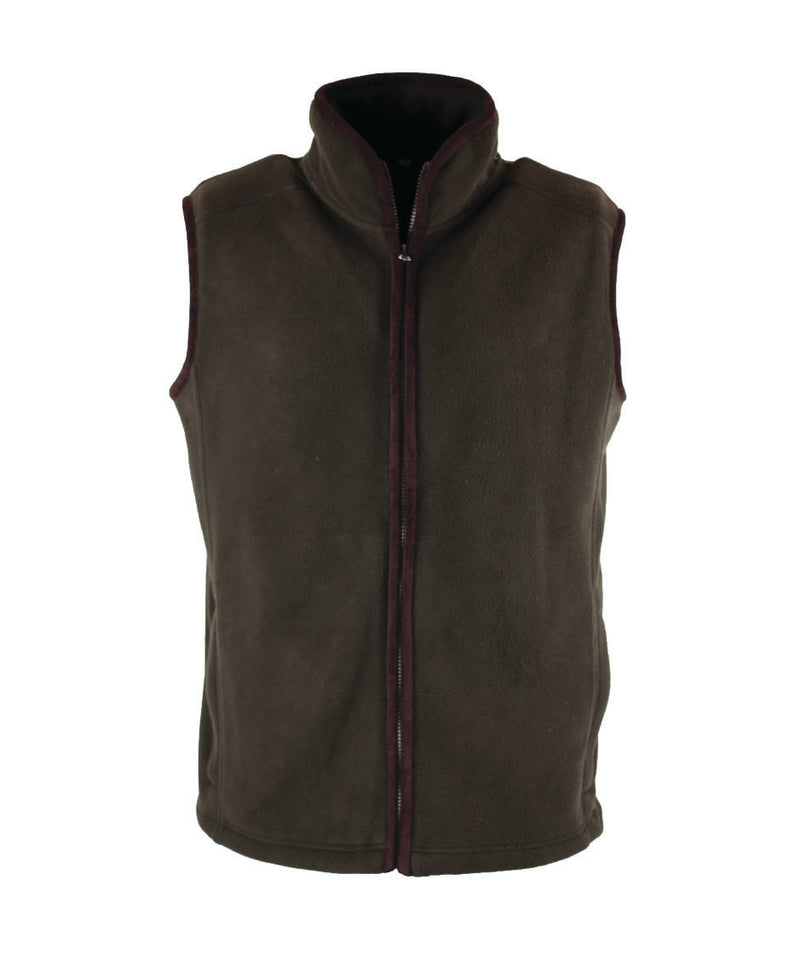 Men's Fleece Gilet - Green