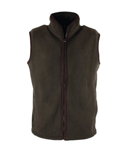 Men's Fleece Gilet - Green