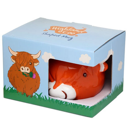 Highland Cow Shaped Mug