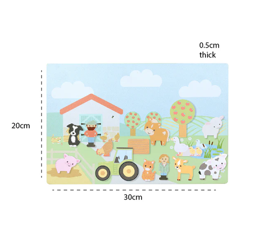 Farmyard Magnetic Picture Board