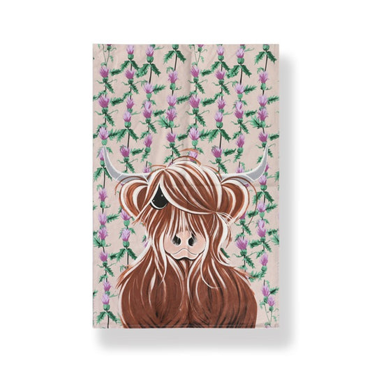 Miss Thistle Tea Towel