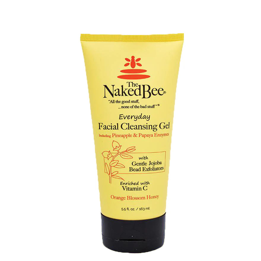 The Naked Bee - Orange Blossom Honey - Everyday Facial Cleansing Gel 5.5oz