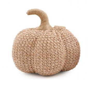 Autumn Knitted Pumpkin - Small