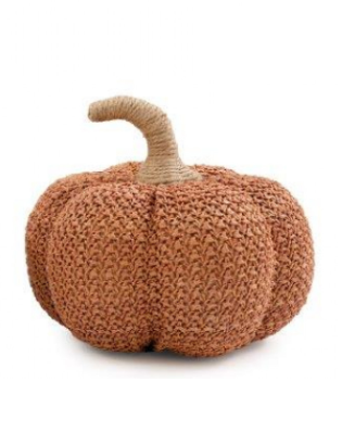 Autumn Knitted Pumpkin - Small