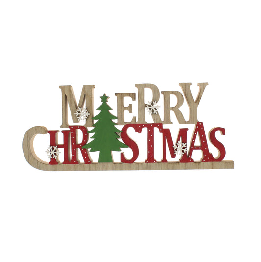 Merry Christmas Sled Sign