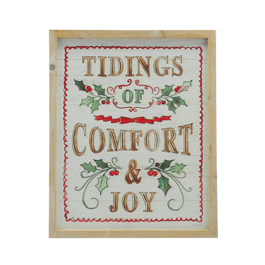 Tidings of Comfort & Joy Sign