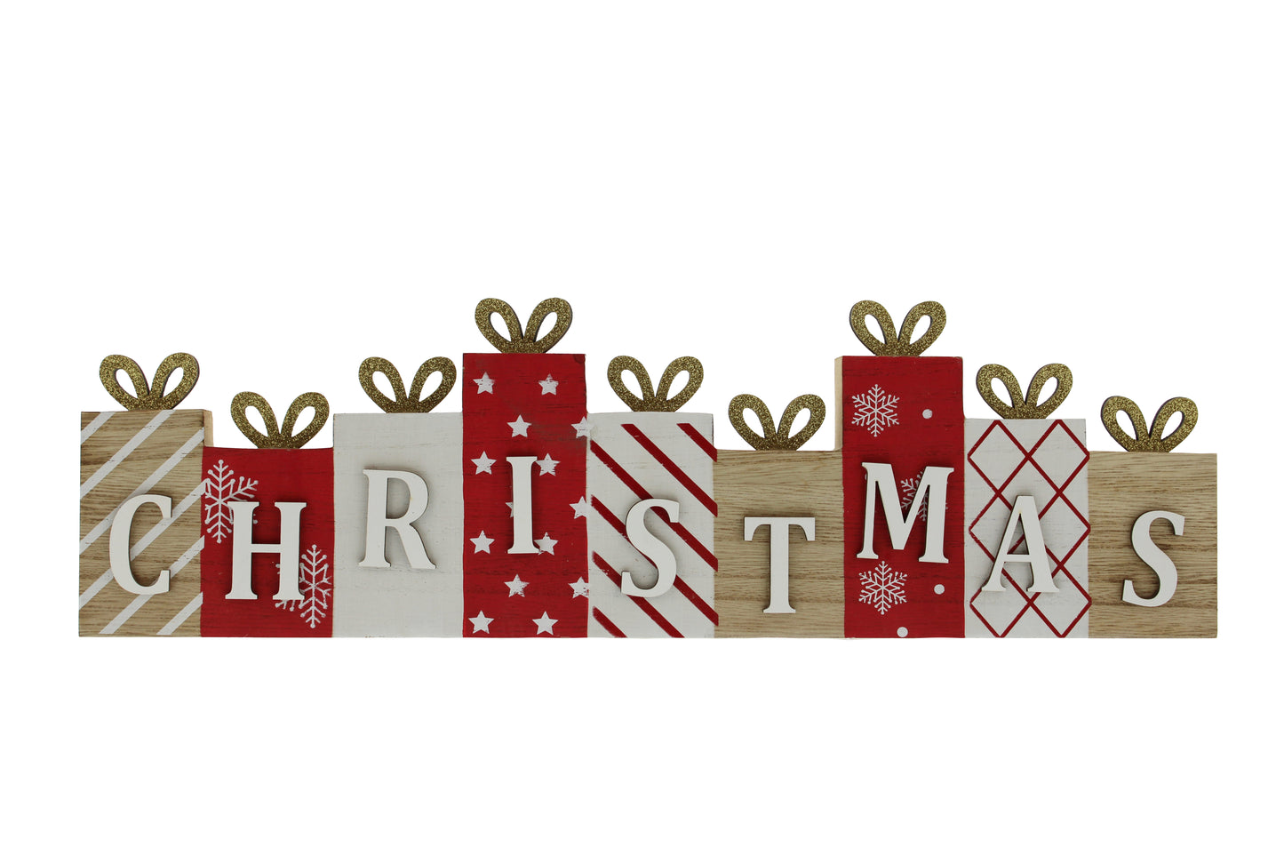 Christmas Gift Boxes Shelve Sign