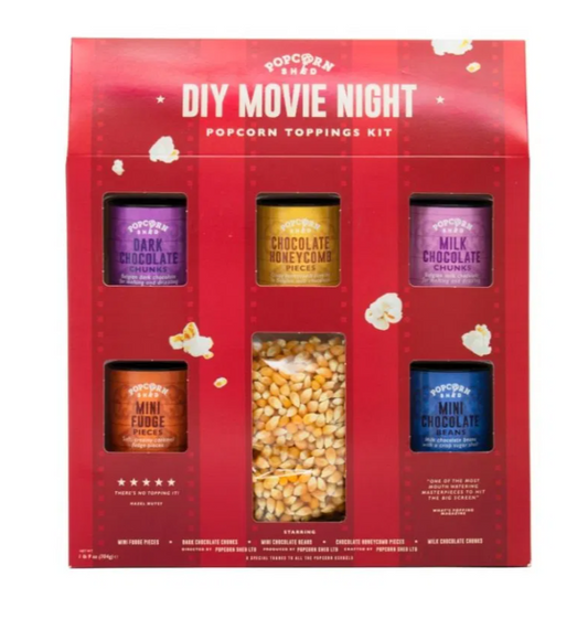 DIY Movie Night Popcorn Toppings Kit