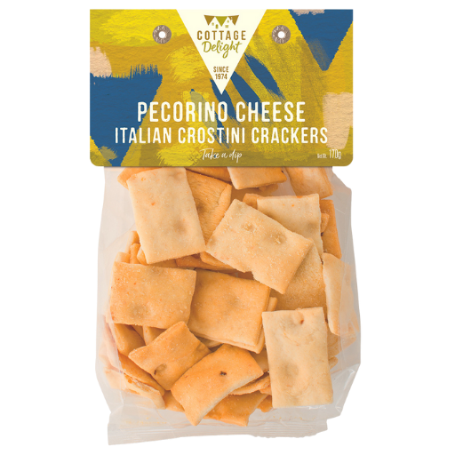 Pecorino Cheese Italian Crostini Crackers